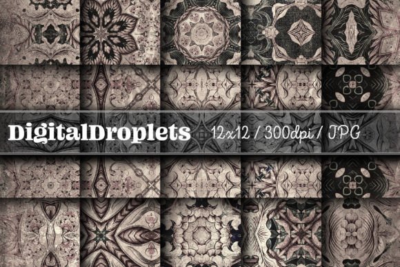 Antique Tiled Papers Vol. 1 Collection