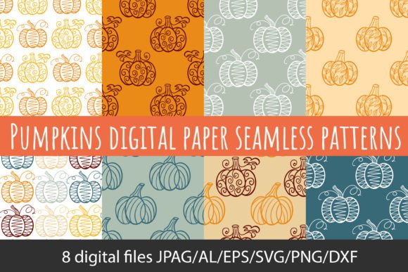 Decorated Pumpkins Digital Paper SVG PNG: A Strategic Asset for Purpose-Driven Design