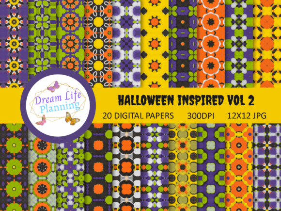Halloween Inspired Digital Papers Vol 2: Spooky Design Freedom, Delivered