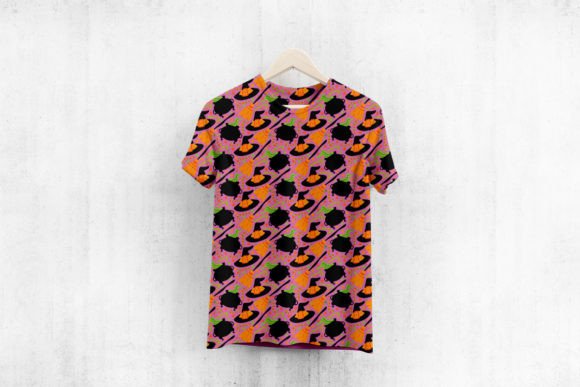 Happy Halloween Pattern Design PNG