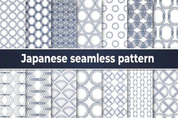 Japanese Seamless Pattern Bundle: Effortless Authenticity for Your Creative Projects