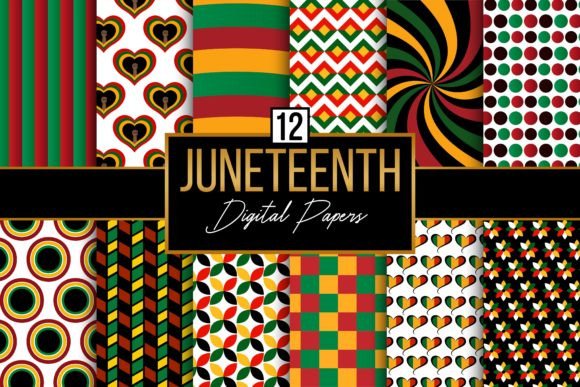 Juneteenth Digital Papers Pack