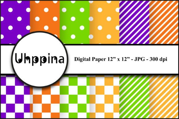 Kit Basic Halloween 1W Digital Paper