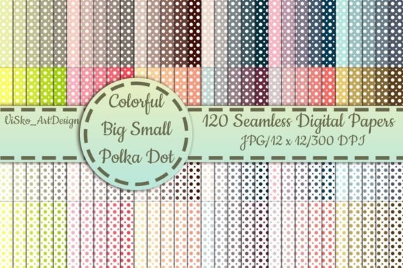 Polka Dot Patterns: Big, Small & Seamless