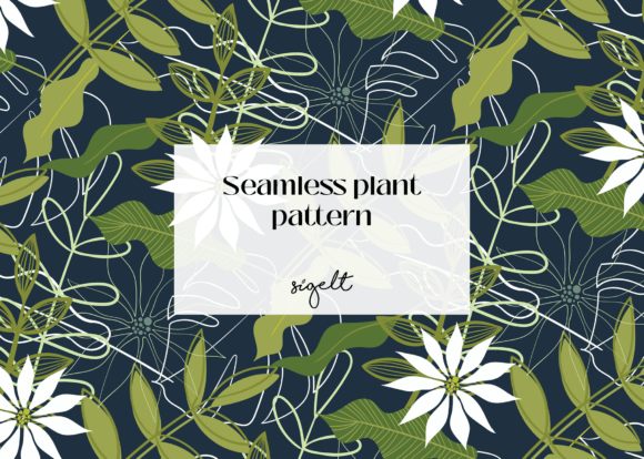 Seamless Plant Pattern