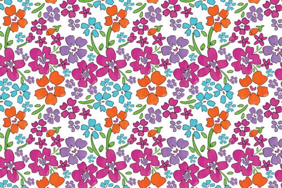 Water Color Swimwear Pattern